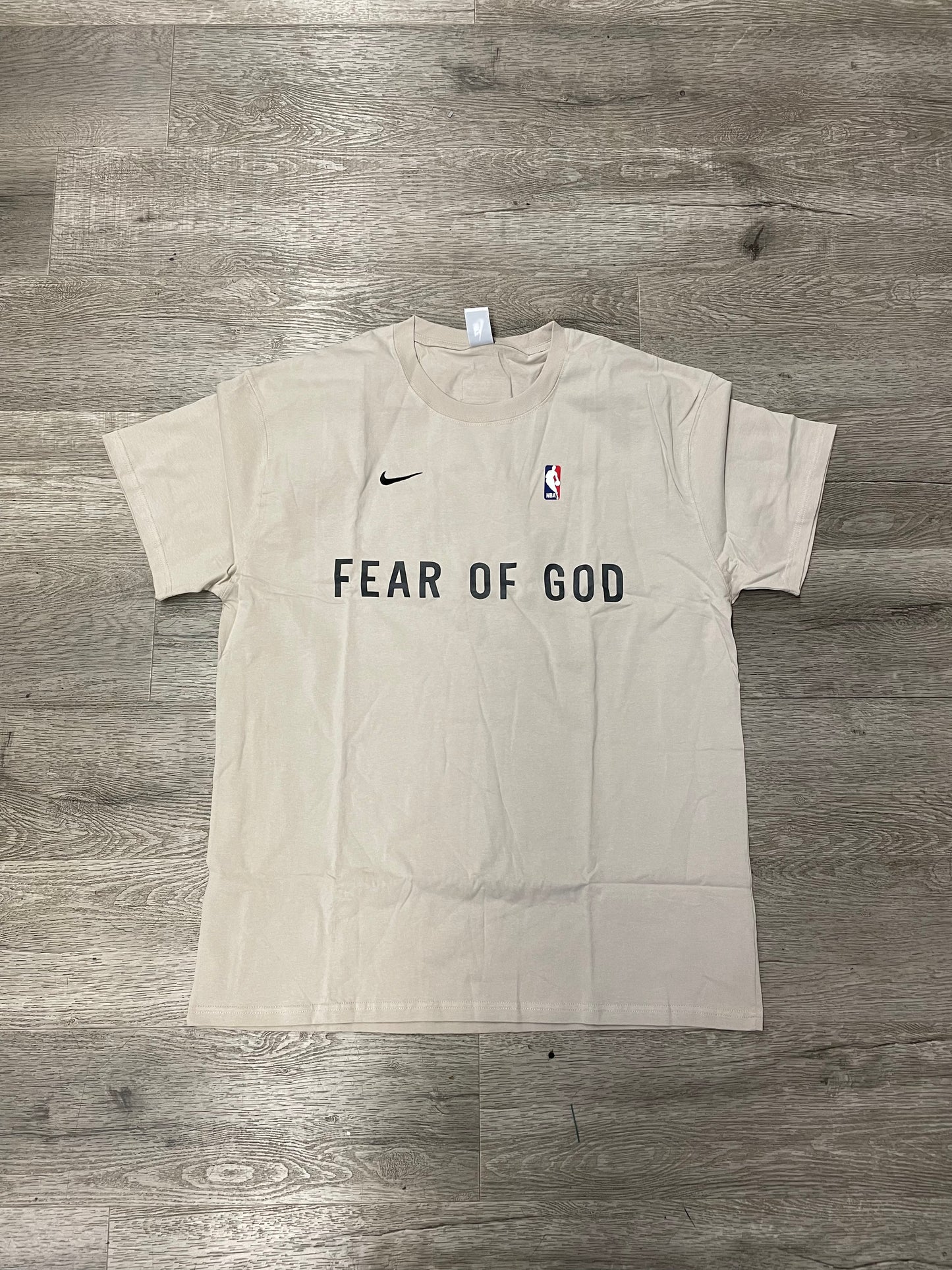 Fear of God Essentials NBA Warm Up Tee Stone