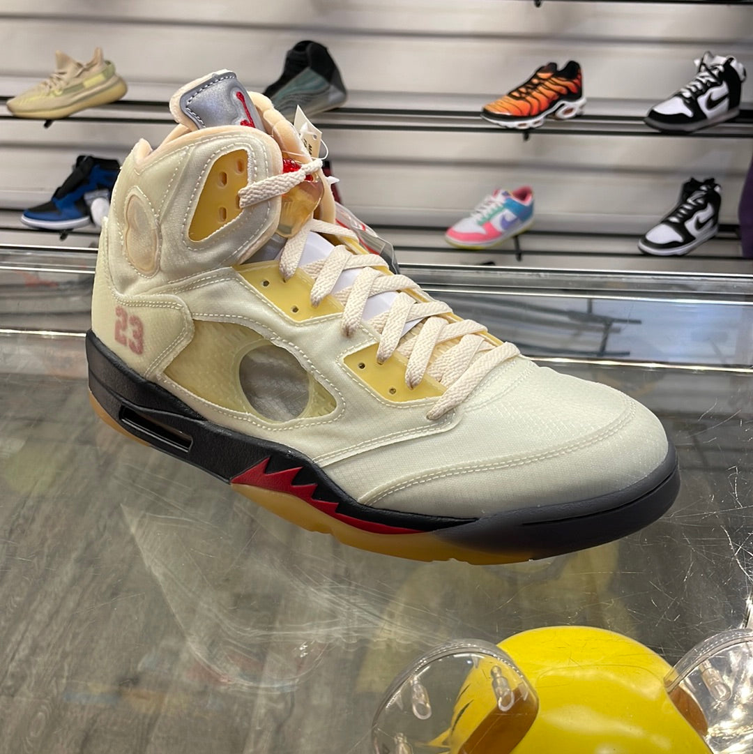 Air Jordan 5 Off White Sail