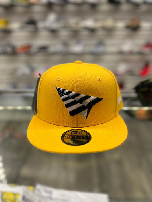 Paper Planes Yellow Fitted Hat