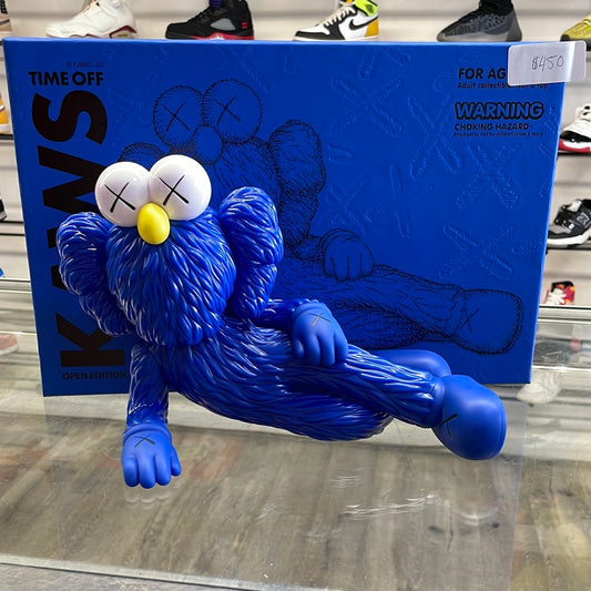 Kaws Time Off Figure Blue